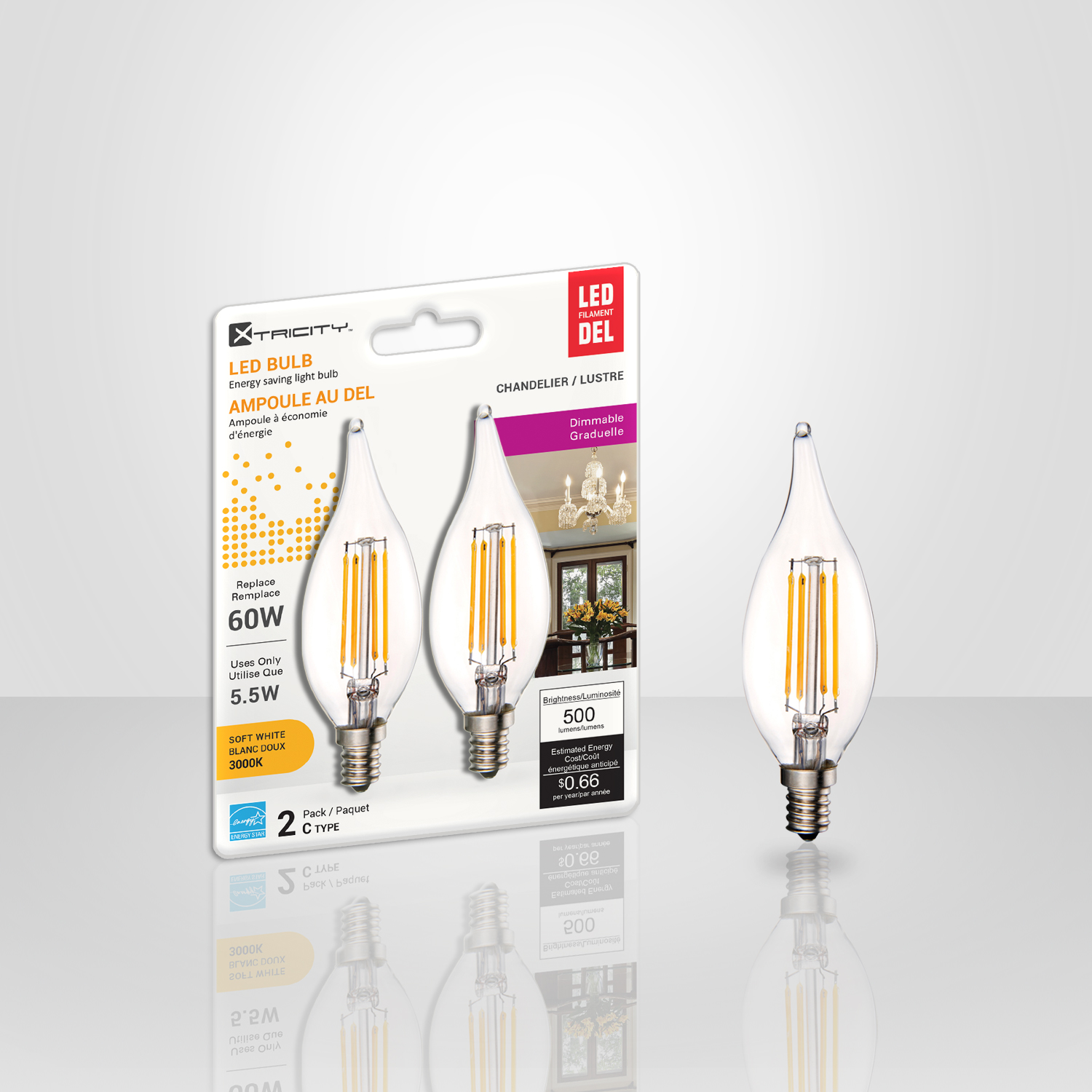 Generic Kit 10 Lampe LED à intensité variable d'éclairage pour miroir de  courtoisie à prix pas cher