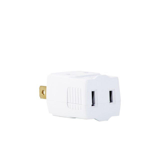 Xtricity 3-70624 Multiprise Murale 3 Prises et 2 USB 2.4A Blanc