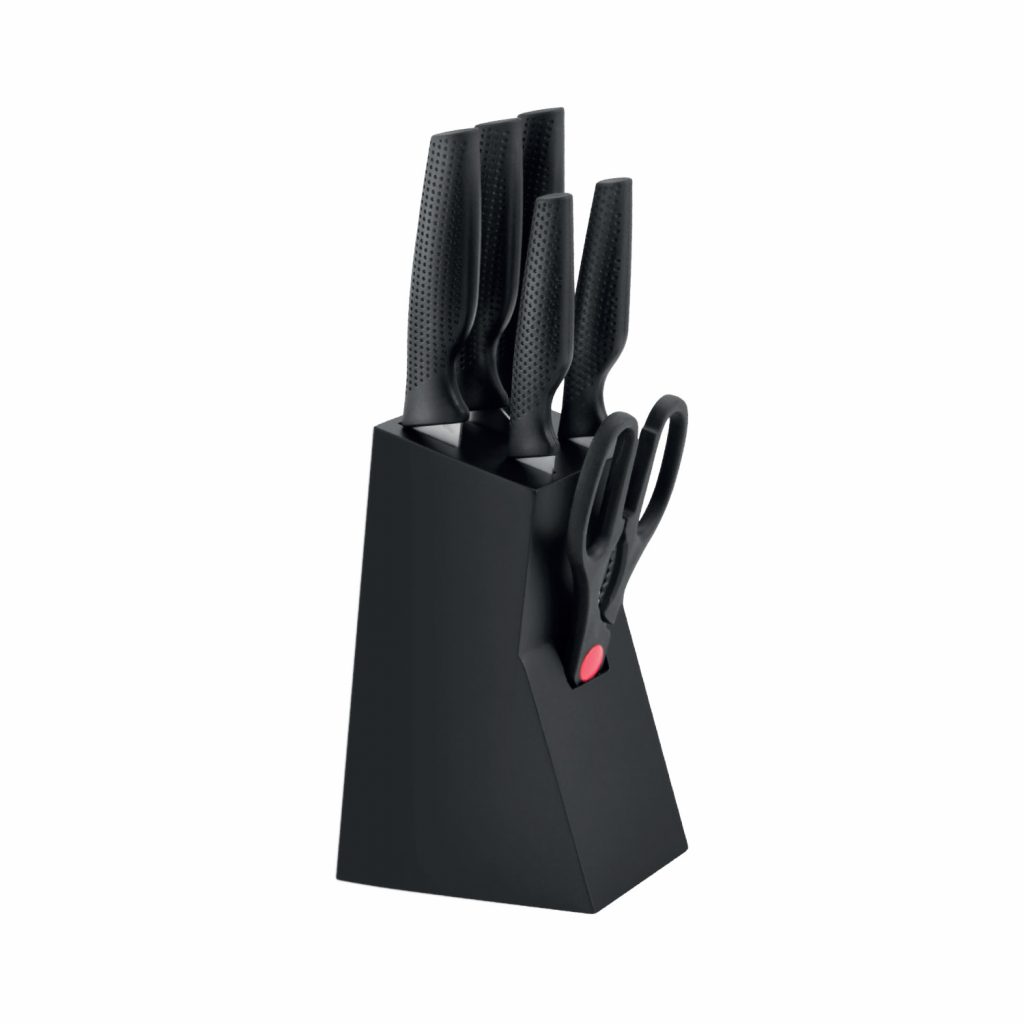 7 PIECE KNIFE BLOCK SET BLACK 799031 Jessar