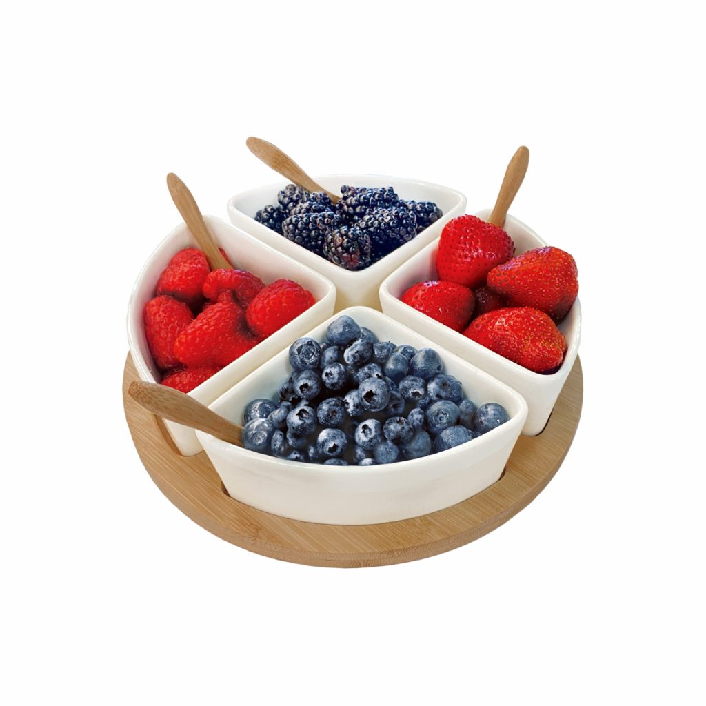 TRIANGLE APPETIZER SERVING SET 799066 Jessar